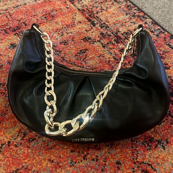Like Dreams in faux leather crescent bag - Picture 9 of 11